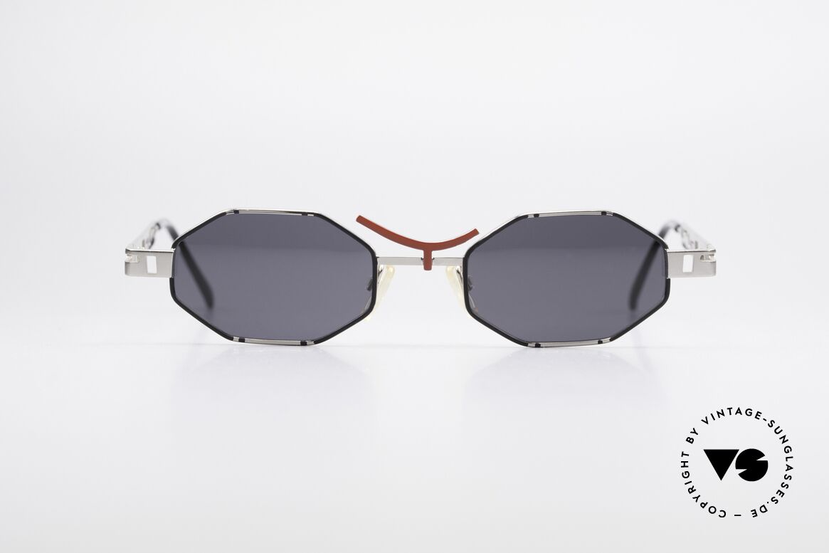 Casanova CLC2 Industrial Steampunk Shades, very interesting vintage 80's sunglasses by CASANOVA, Made for Men and Women