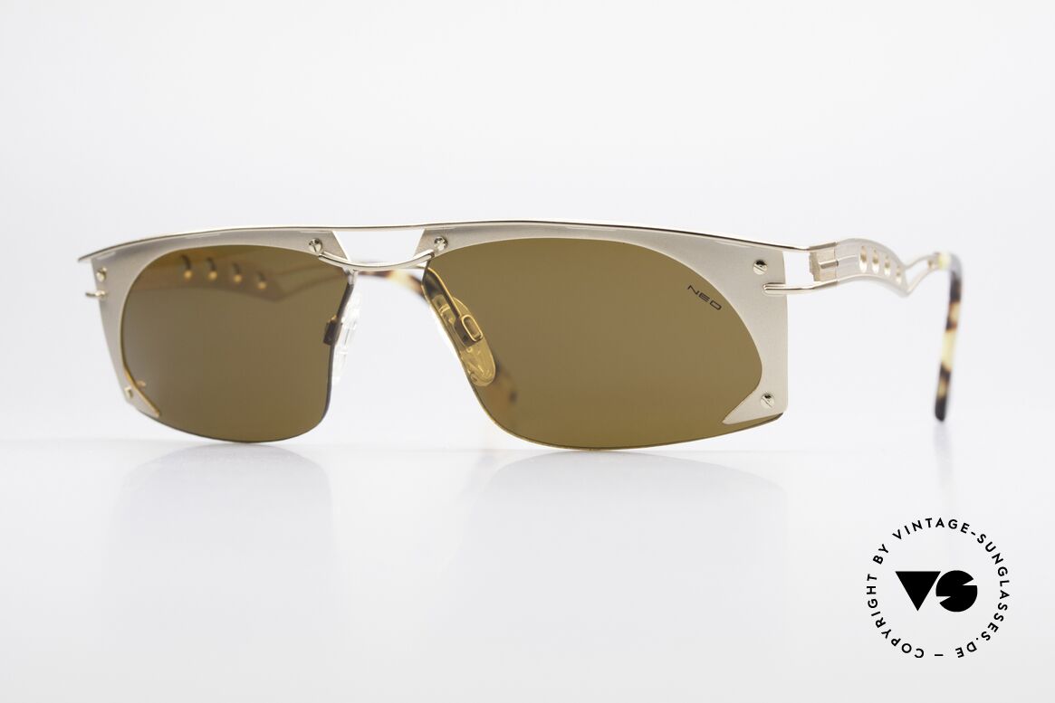 Neostyle Holiday 968 Vintage Steampunk Sunglasses, extraordinary NEOSTYLE sunglasses from the 90's, Made for Men