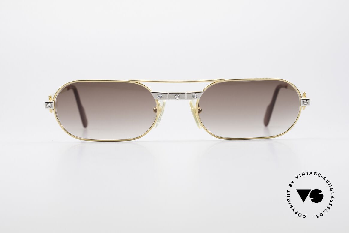 Cartier Must Santos - M Customized Crystal Edition, MUST = the 1. model of the Lunettes Collection from 1983, Made for Men and Women Cartier Must Santos - M Customized Crystal Edition, MUST = the 1. model of the Lunettes Collection from 1983, Made for Men and Women