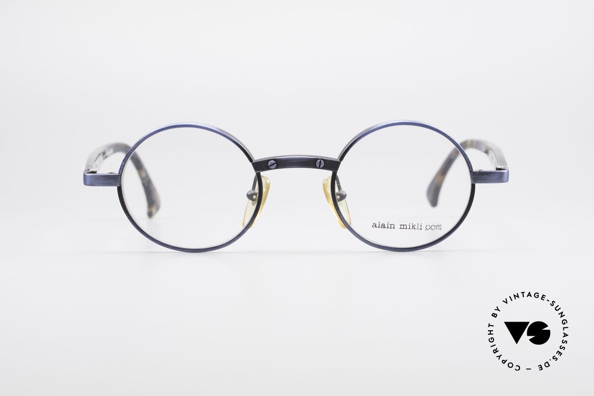 Alain Mikli 1218 / 3218 Round Designer Glasses 90's, vintage Alain MIKLI designer eyeglasses from 1990, Made for Men and Women