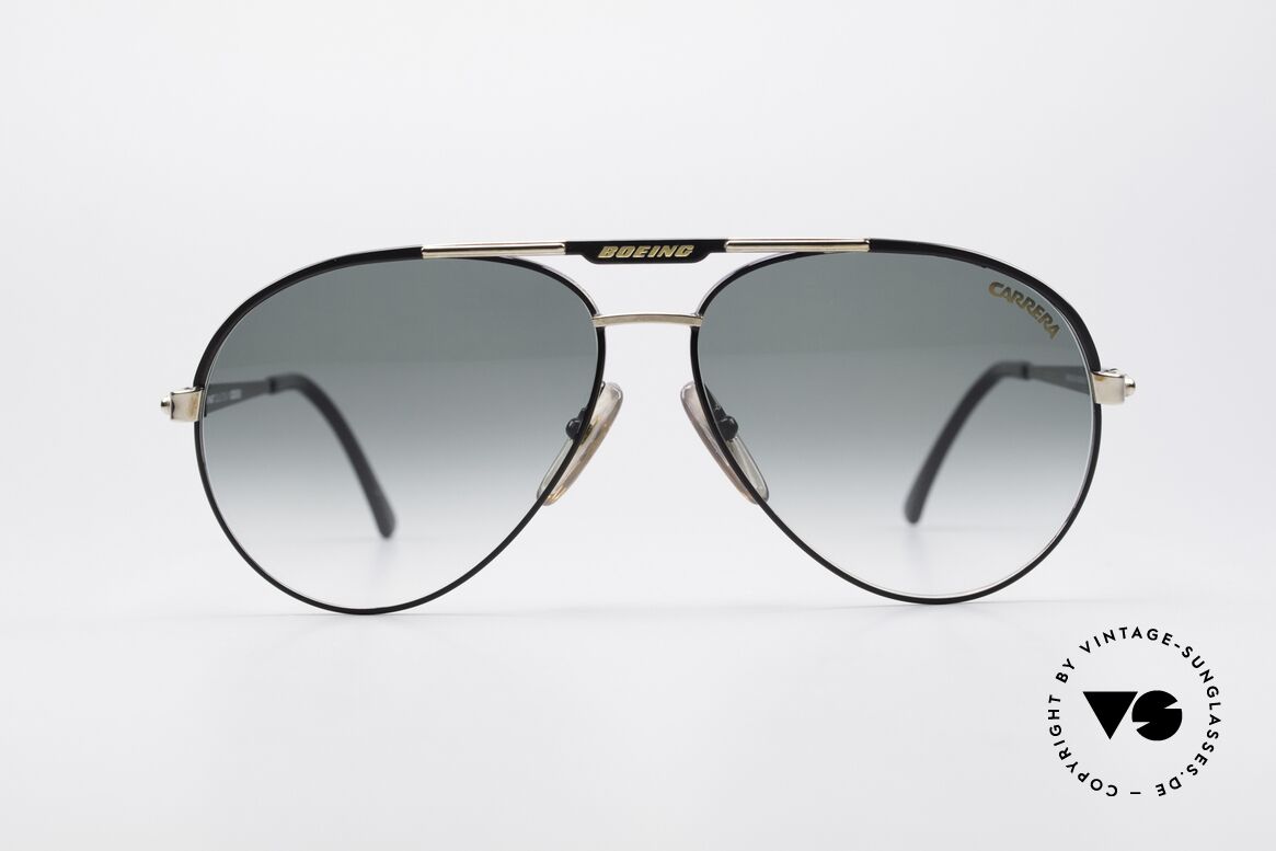 Boeing 5733 Rare 80's Pilots Glasses Men, 'The Boeing Collection by Carrera' - medium size 58/13, Made for Men and Women