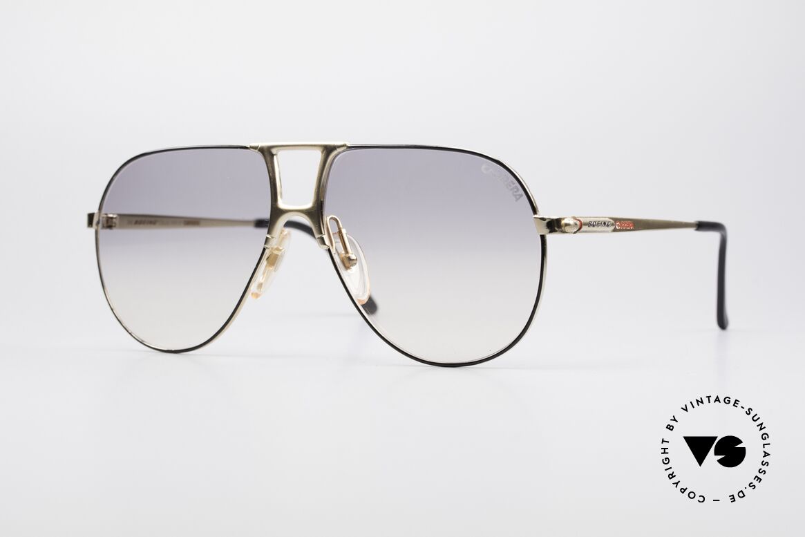 Boeing 5731 Large 80's Aviator Sunglasses, 'The Boeing Collection by Carrera' - LARGE size 60/14, Made for Men