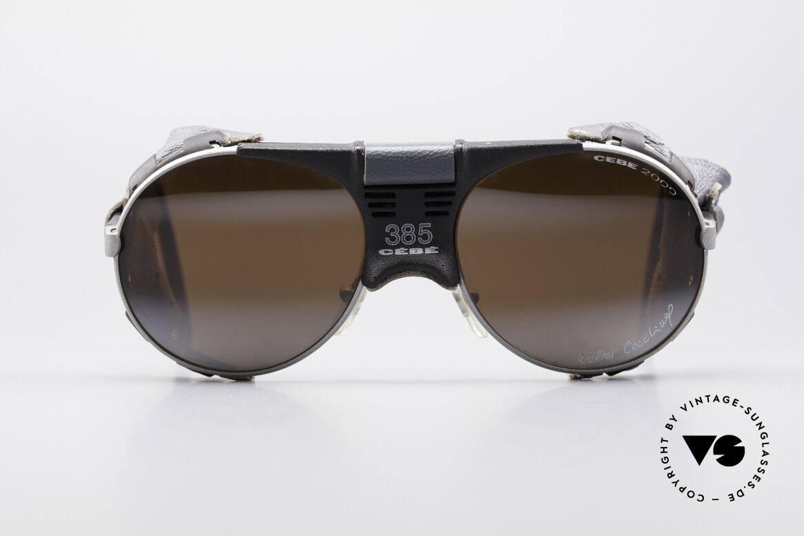 Cebe 385 Walter Cecchinel Sunglasses, vintage Cebe sports shades - made for extreme purpose, Made for Men and Women