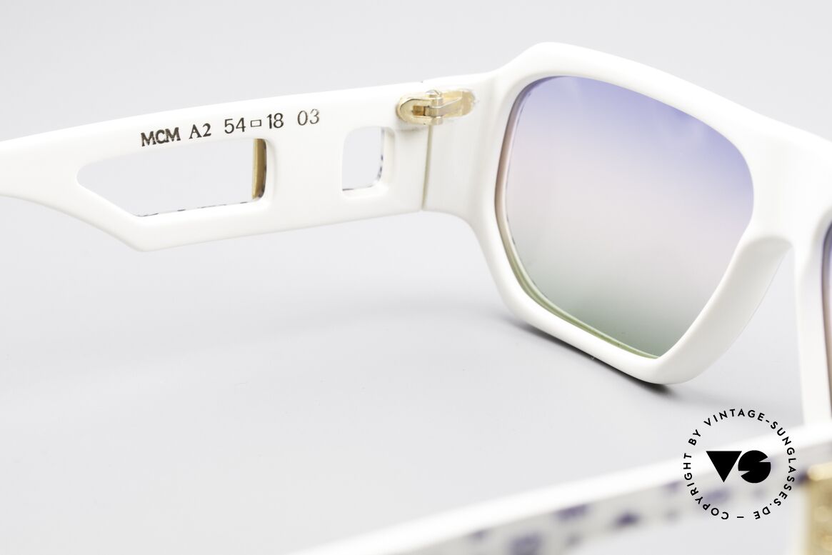 MCM München A2 Rare 80's Designer Sunglasses, new old stock; like all our vintage MCM sunglasses, Made for Men and Women