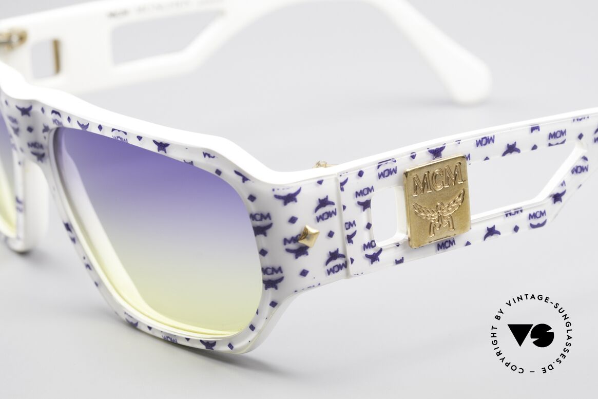 MCM München A2 Rare Designer Sunglasses 80s, pompous, striking & extravagant = typically MCM, Made for Men and Women