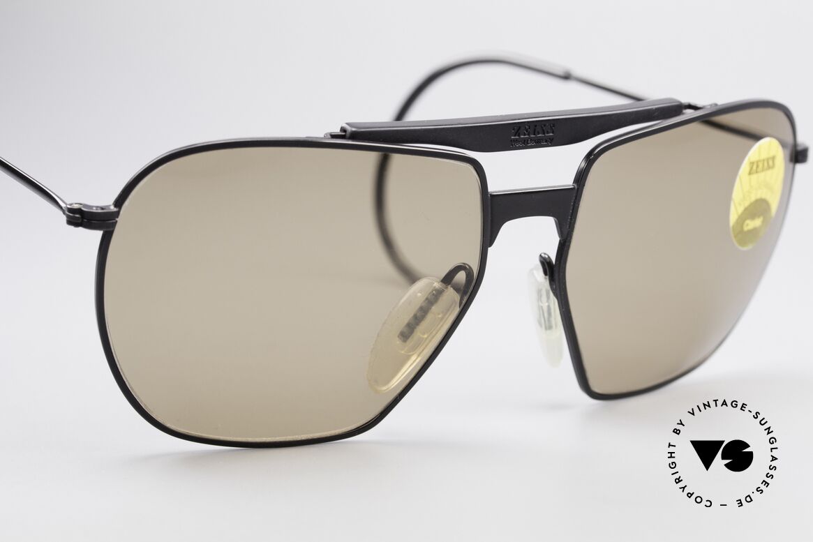 Zeiss 9911 Sport Vintage Sunglasses 80's, never worn; like all our rare vintage eyewear by Zeiss, Made for Men