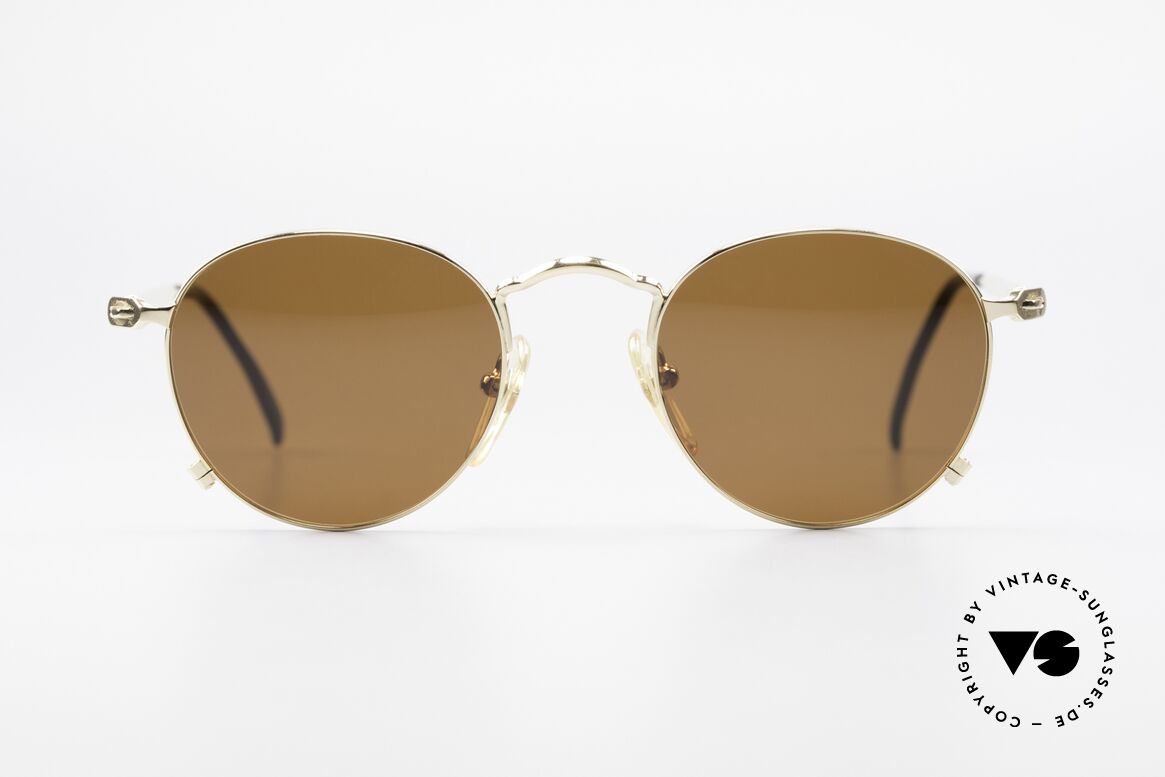 Jean Paul Gaultier 55-0176 Panto Sunglasses Gold Plated, precious designer sunglasses by Jean P. Gaultier, Made for Men and Women