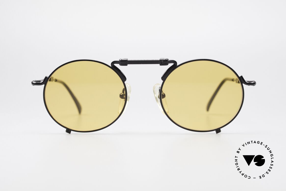 Jean Paul Gaultier 56-9171 90's Vintage Folding Sunglasses, unique designer shades by Jean Paul GAULTIER, Made for Men and Women
