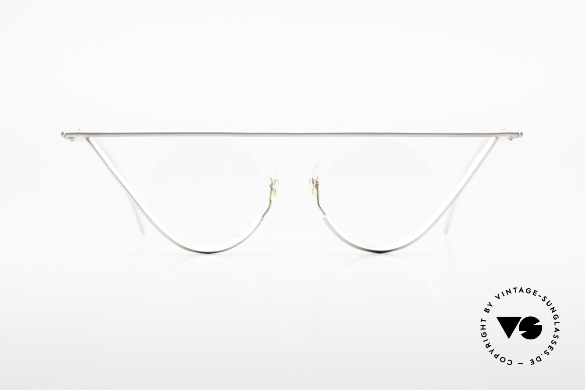 B. Angeletti Freischwinger Vintage Architect's Glasses, precious eyeglasses by Barbara ANGELETTI from 1991, Made for Men and Women