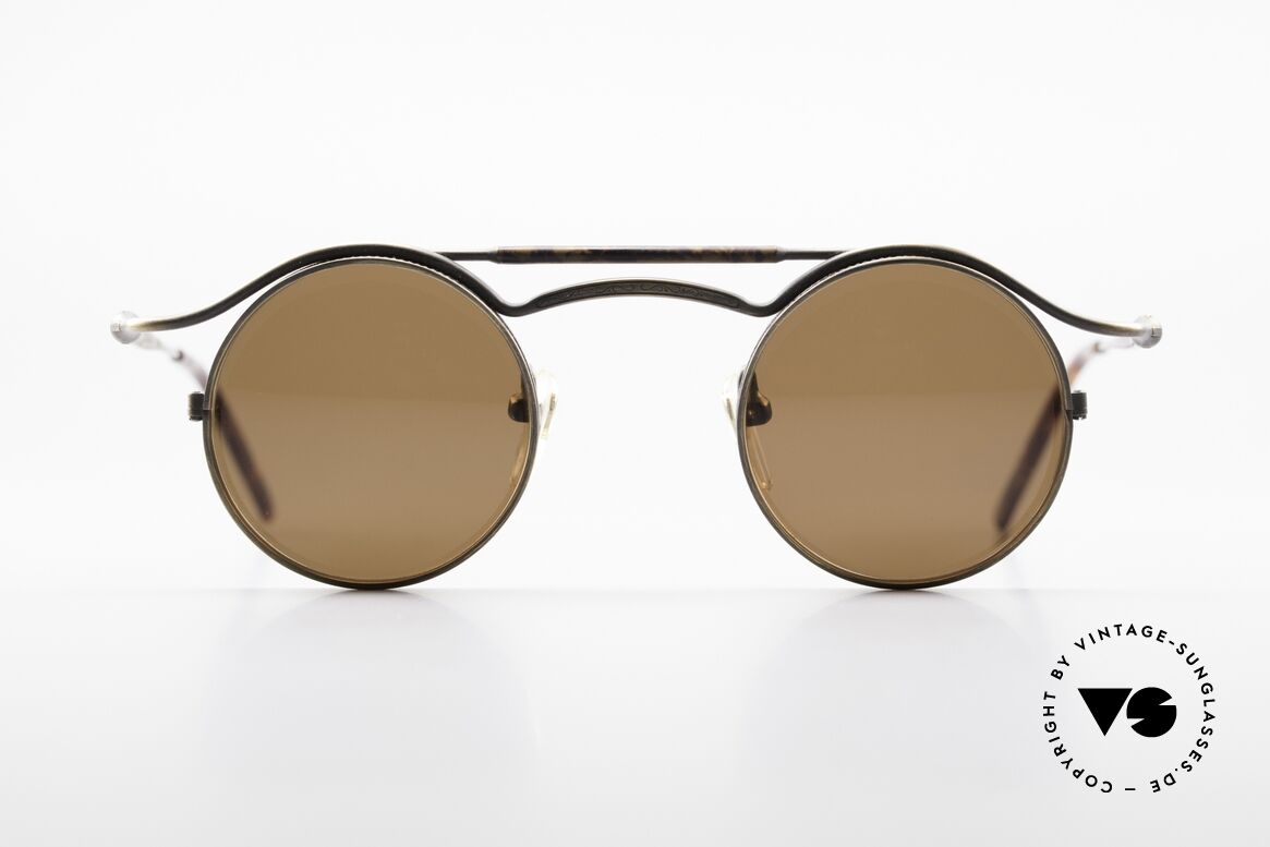 Matsuda 2903 Steampunk 90's Sunglasses, vintage Matsuda designer sunglasses from the mid 90's, Made for Men and Women