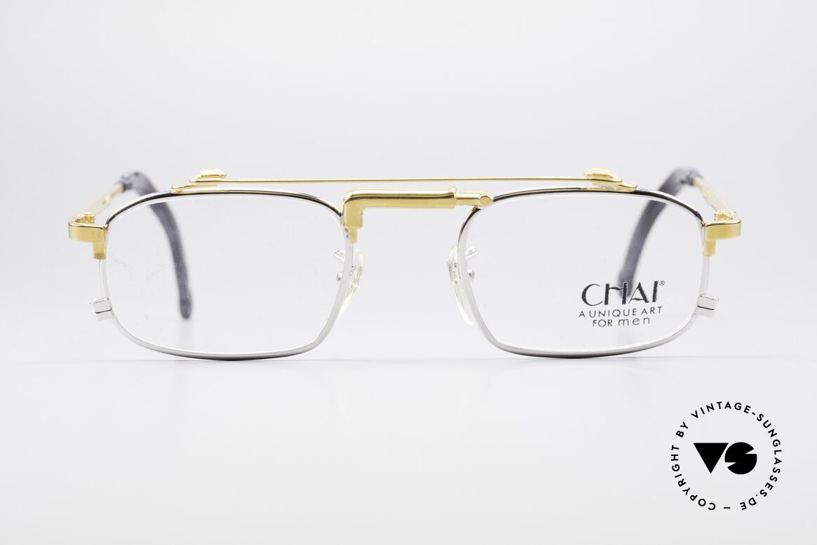 Chai No4 Square Vintage Industrial Eyeglasses, extraordinary VINTAGE eyeglasses-frame by CHAI, Made for Men and Women