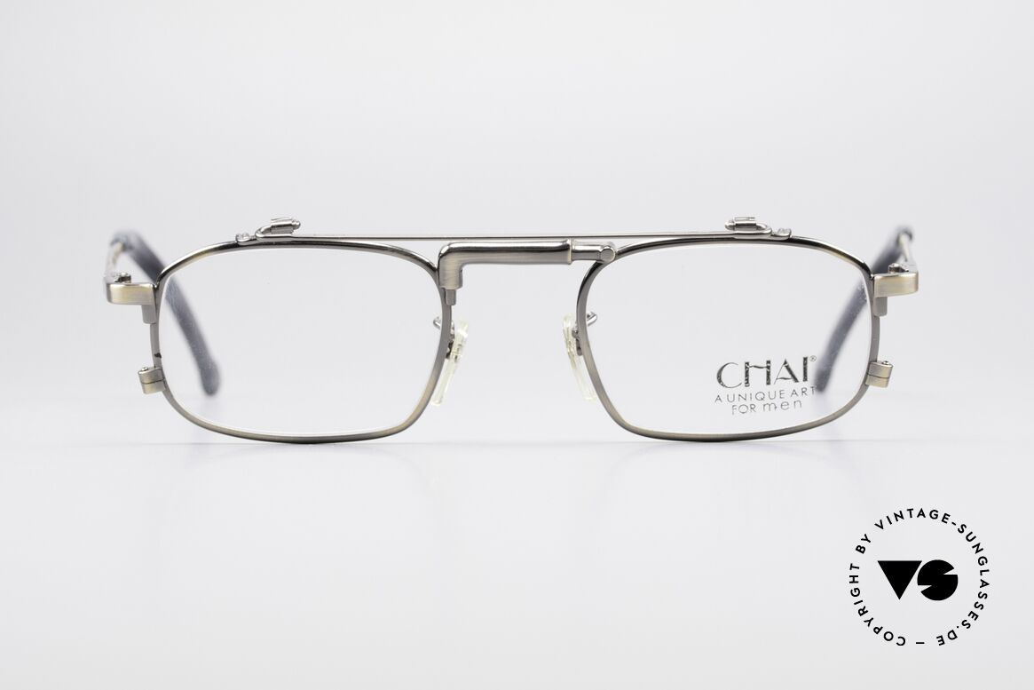 Chai No4 Square Unique Art For Men Glasses, extraordinary VINTAGE eyeglasses-frame by CHAI, Made for Men and Women
