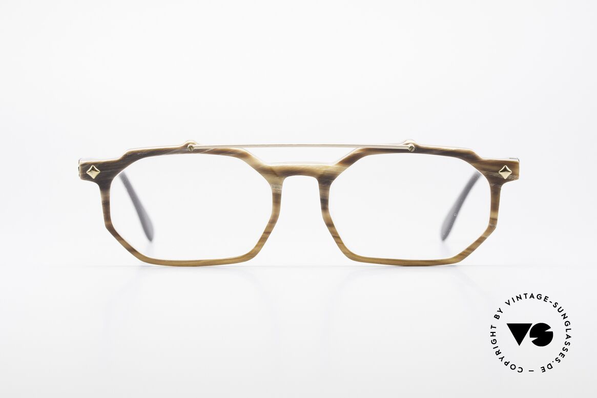 MCM München 301 Buffalo Horn Vintage Frame, luxury horn eyeglasses by MCM from the 1980's, Made for Men and Women