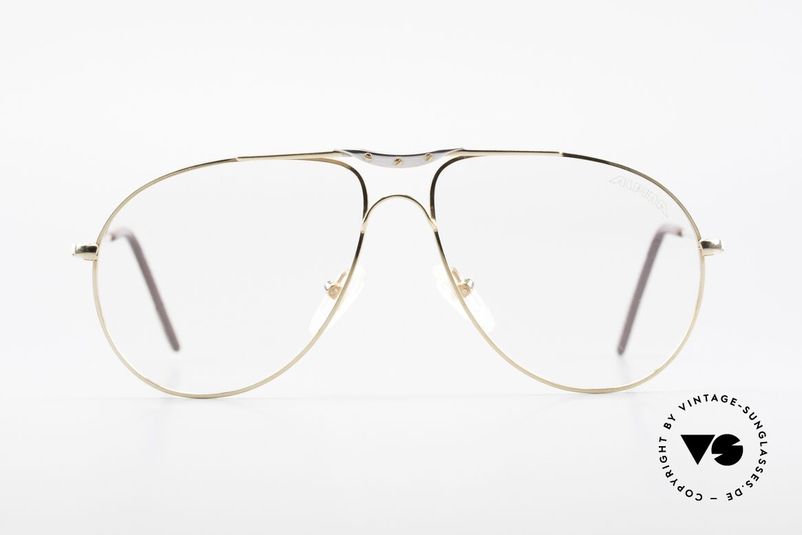 Alpina M1F751 Classic Aviator Eyeglasses, classic vintage aviator eyeglass-frame by ALPINA, Made for Men