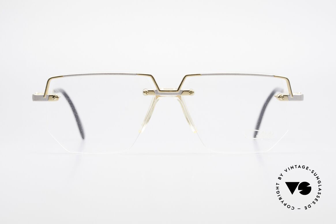 Cazal 742 Rimless Vintage Cazal Frame, vintage Cazal designer glasses from the 90's, Made for Men