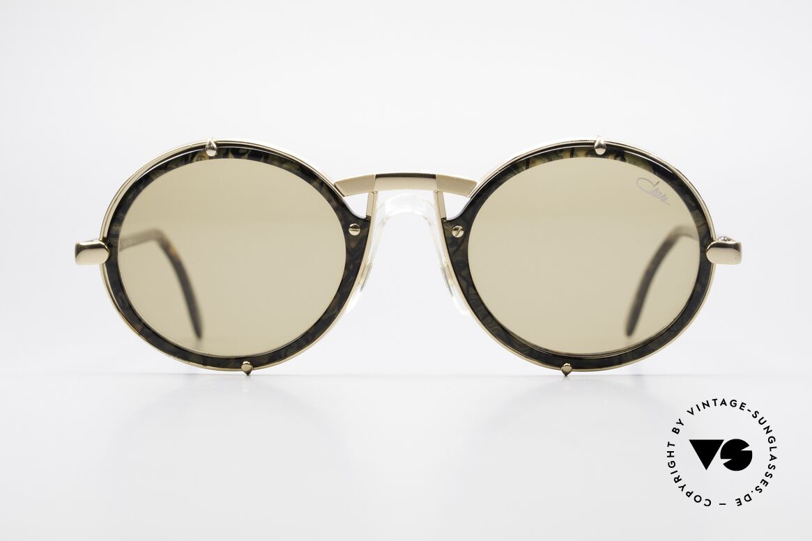 Cazal 644 Round 90's Cazal Sunglasses, vintage Cazal sunglasses from the early 1990's, Made for Men and Women