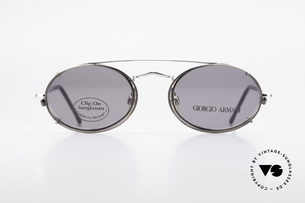 Giorgio Armani 240 Clip On Vintage Designer Frame, timeless Giorgio ARMANI vintage designer sunglasses, Made for Men and Women