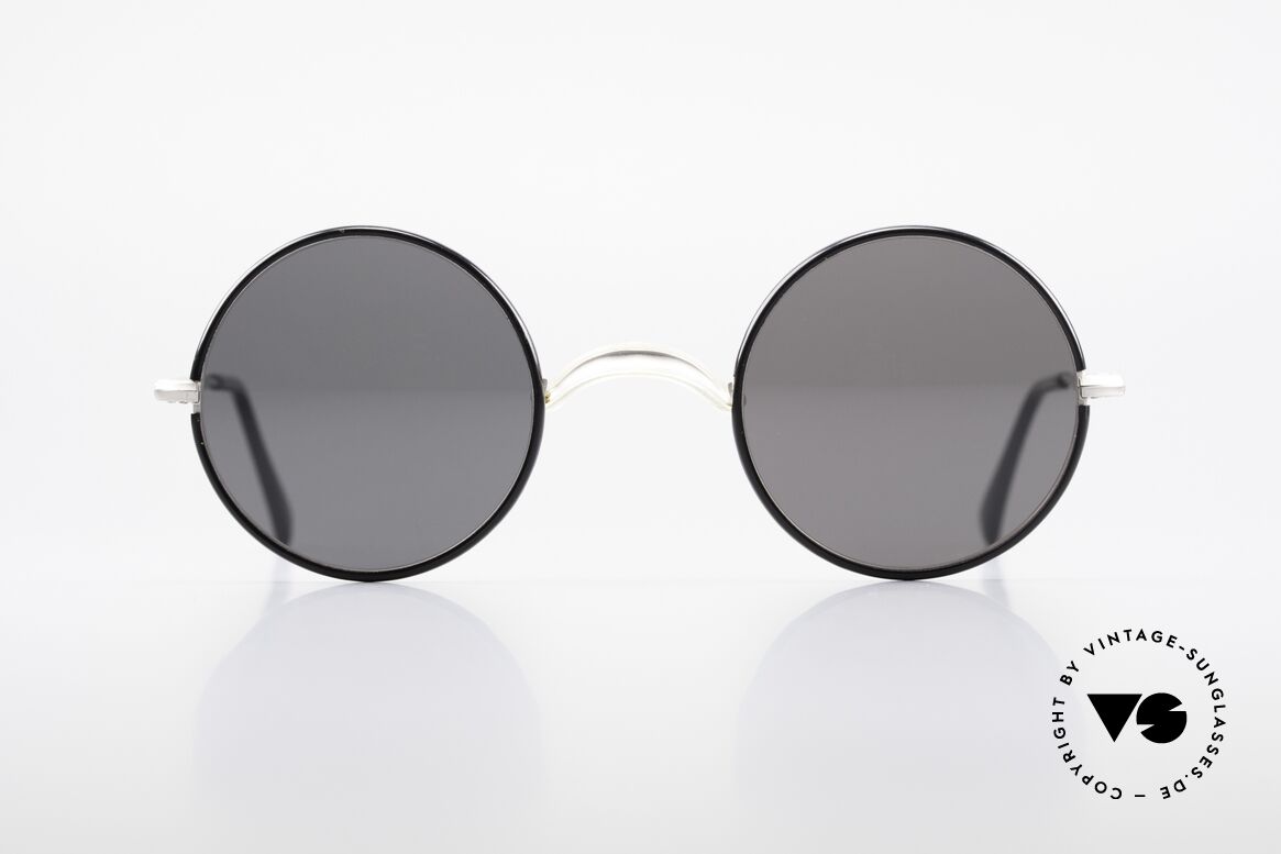 Giorgio Armani 111 Classic Round 80's Sunglasses, rare vintage sunglasses by famous Giorgio Armani, Made for Men and Women
