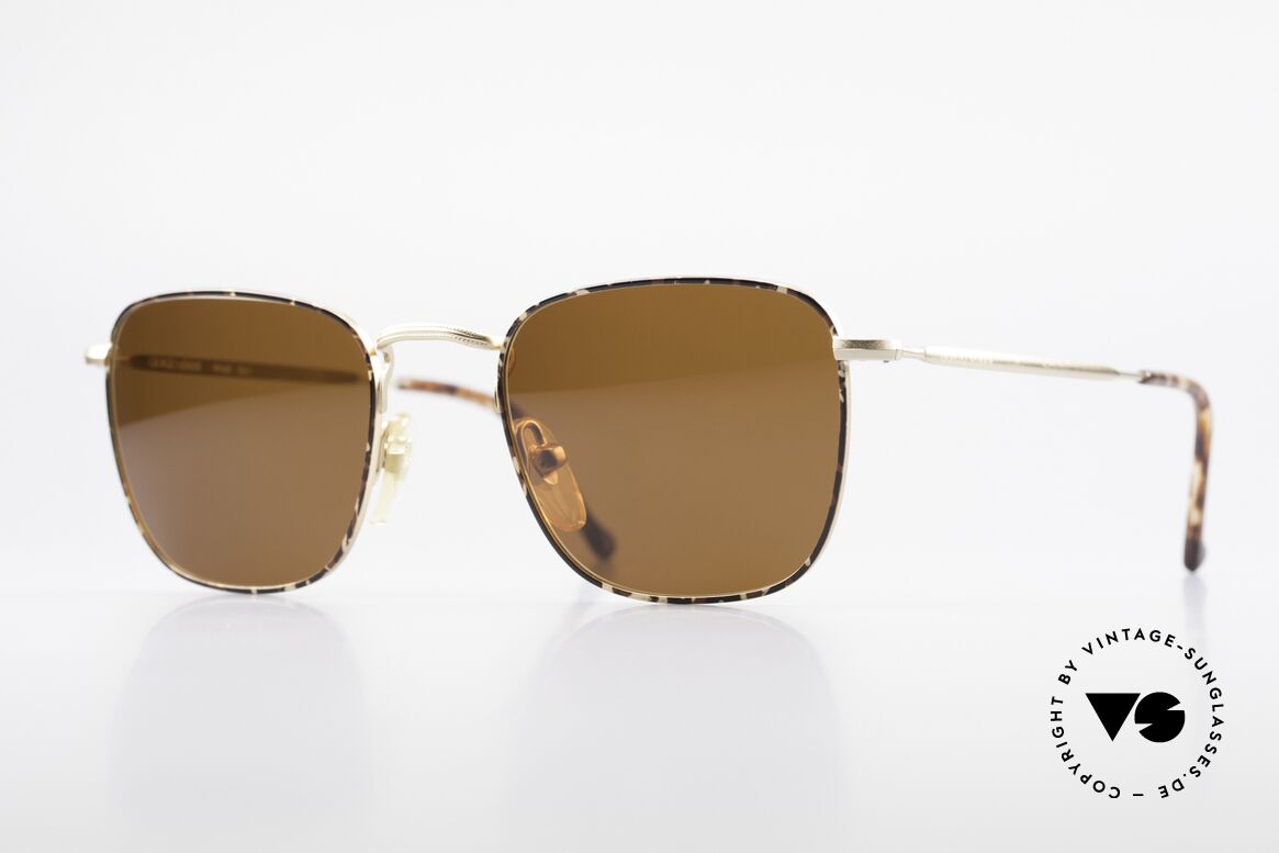 Giorgio Armani 137 Square Panto Vintage Shades, timeless vintage Giorgio Armani designer sunglasses, Made for Men