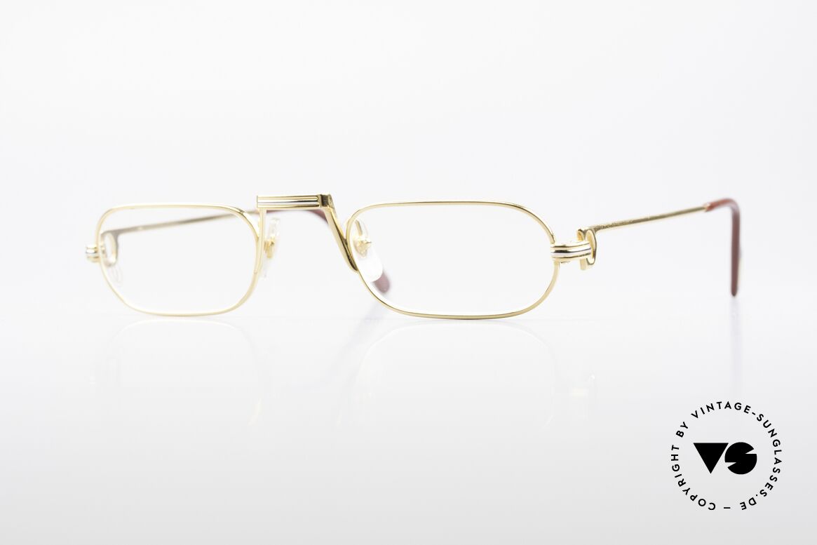 Cartier Demi Lune LC 80's Luxury Reading Glasses, Demi Lune = the world famous reading glasses by CARTIER, Made for Men and Women