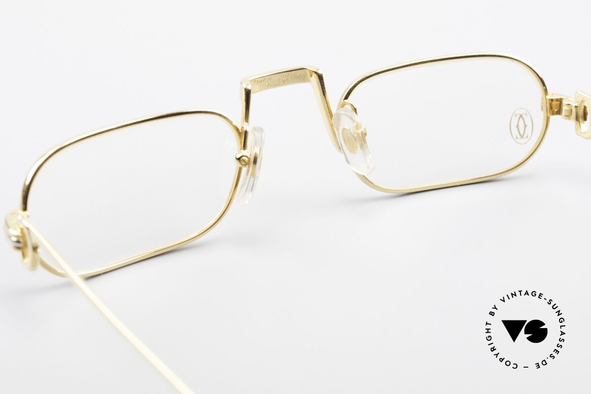 Cartier Demi Lune LC 80's Luxury Reading Glasses, unworn with orig. packing (hard to find in this condition), Made for Men and Women