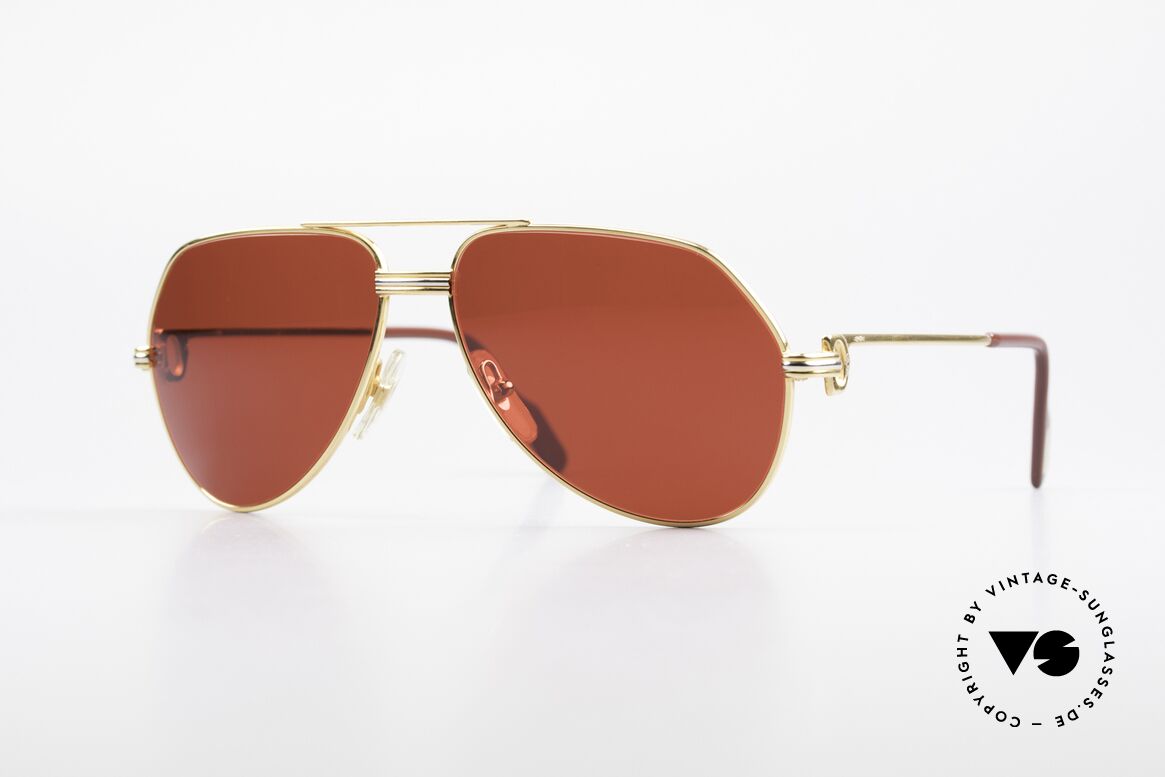 Cartier Vendome LC - S David Bowie Sunglasses 80's, Vendome = the most famous eyewear design by CARTIER, Made for Men and Women