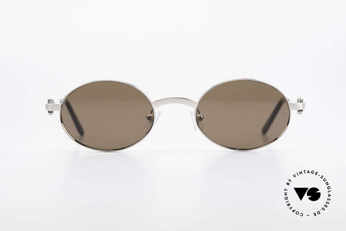 Cartier Spider Oval Luxury Sunglasses 90's, oval CARTIER vintage luxury sunglasses from 1999, Made for Men and Women