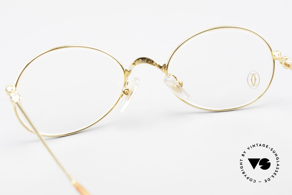 Cartier Saturne Small Oval 90's Luxury Frame, NO retro fashion, but a 90's original in small size 49°19, Made for Men and Women