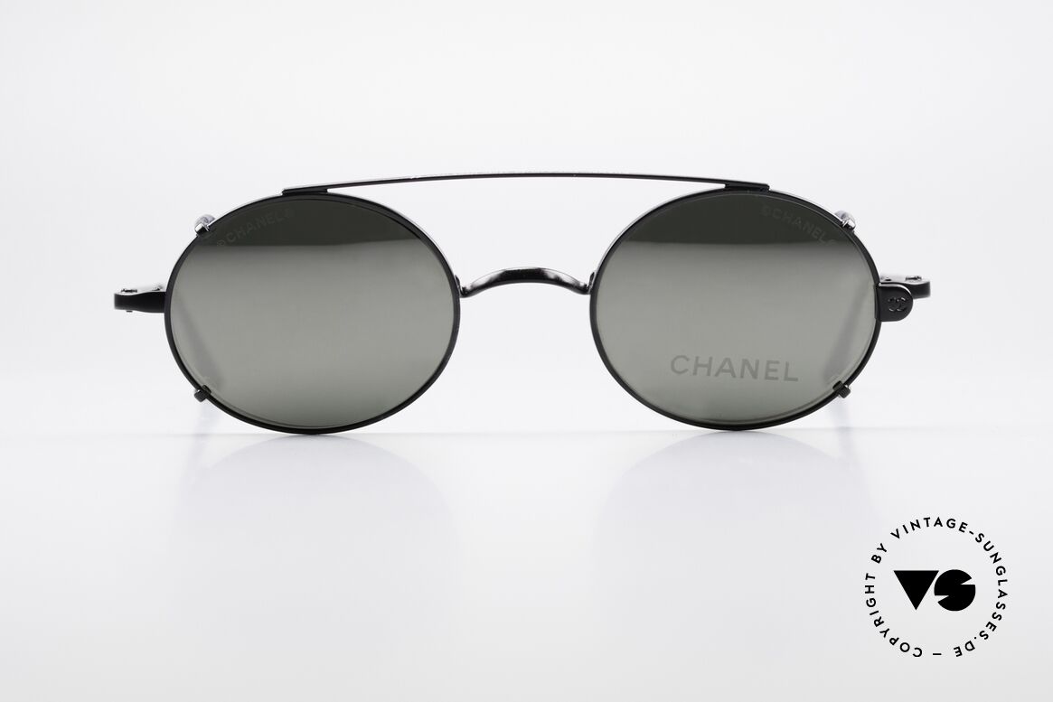 Chanel 2037 Luxury Glasses With Clip On, CHANEL eyeglass-frame, model 2037, small size 42-20, Made for Men and Women