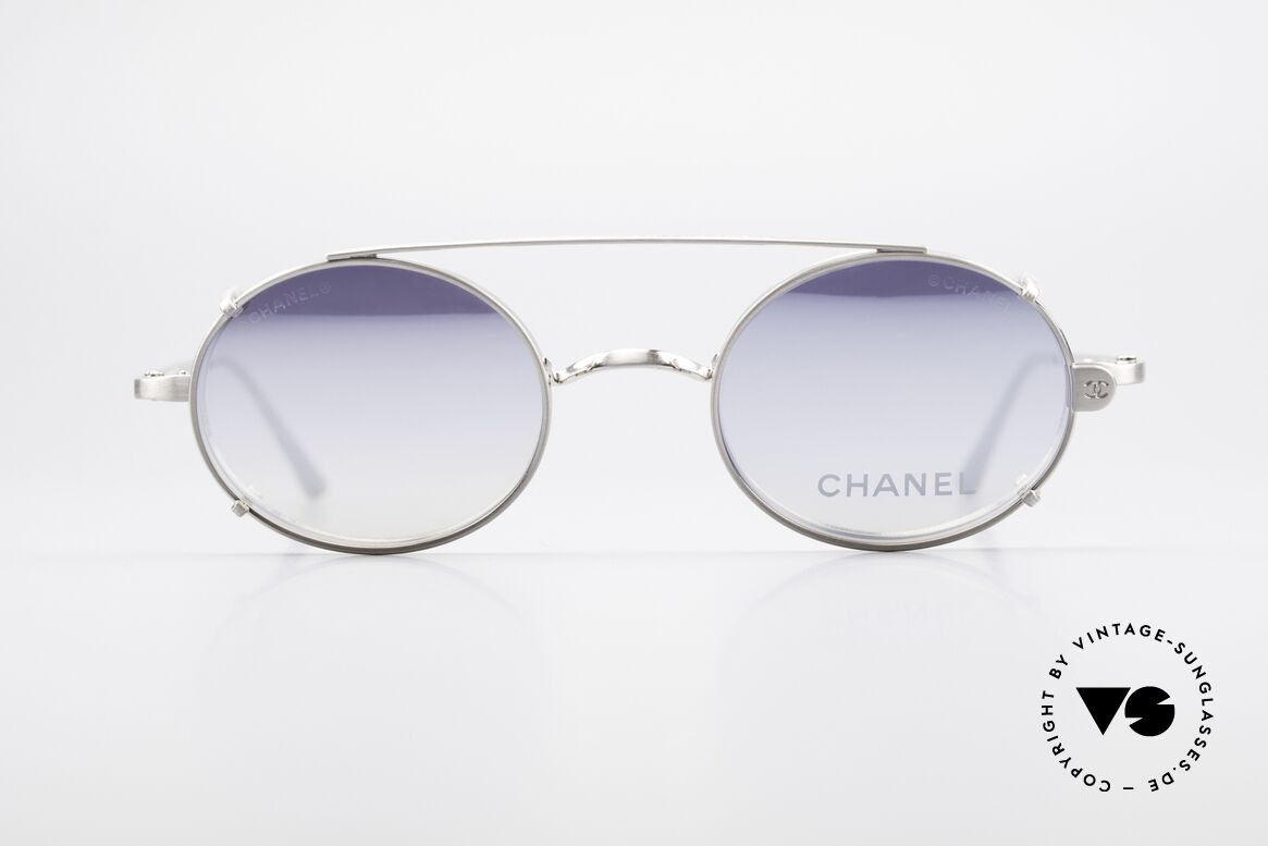 Chanel 2037 Oval Luxury Glasses Clip On, CHANEL eyeglass-frame, model 2037, small size 42-20, Made for Men and Women
