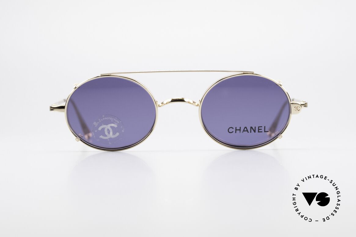 Chanel 2037 Small Luxury Glasses Clip On, CHANEL eyeglass-frame, model 2037, small size 42-20, Made for Men and Women