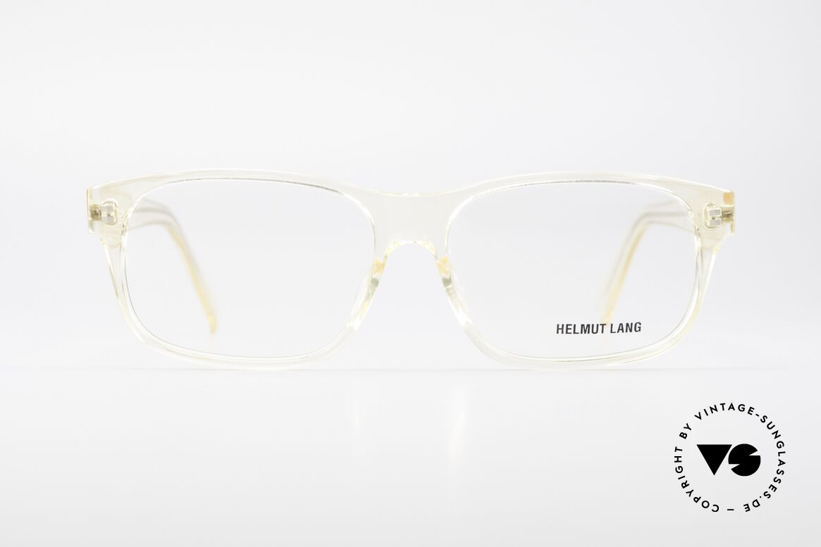 Helmut Lang 20-0001 Men's Vintage Glasses Crystal, HELMUT LANG men's vintage designer eyeglass-frame, Made for Men