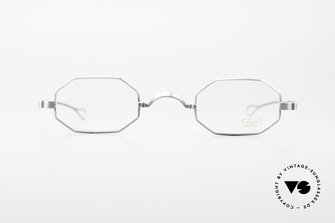 Lunor Octag Octagonal Vintage Eyeglasses, Lunor: shortcut for French "Lunette d'Or" (gold glasses), Made for Men