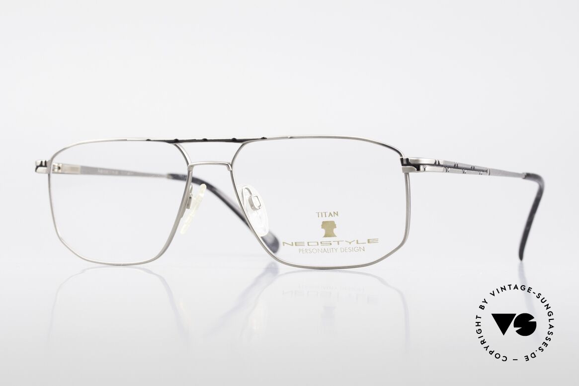 Neostyle Dynasty 362 XL Titanium Eyeglasses Men, striking NEOSTYLE men's glasses; X-LARGE size, Made for Men