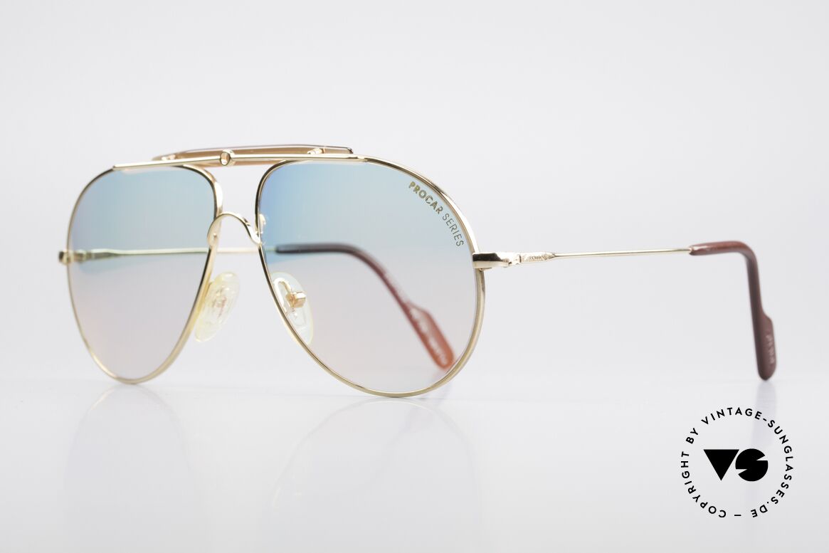 Alpina PC73 ProCar Serie Sunglasses Men, high-end nonreflecting / coated mineral lenses, 100% UV, Made for Men and Women