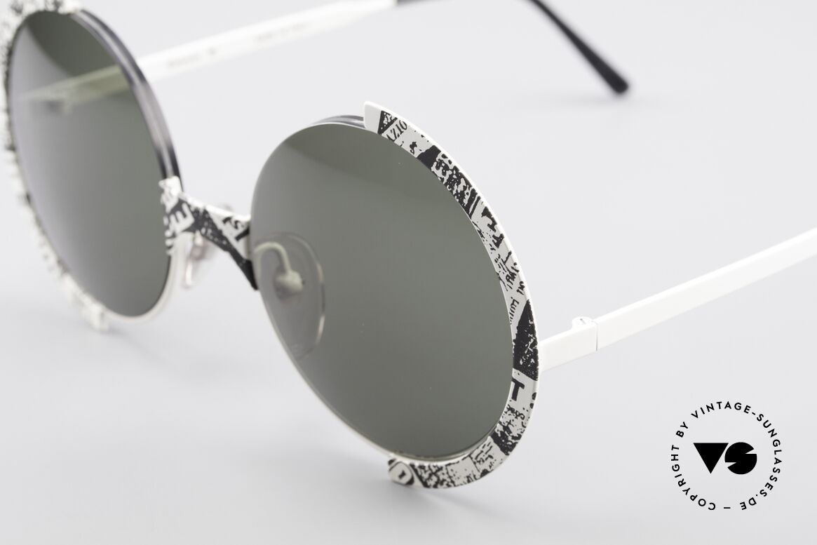 Casanova FC4 Fancy Newspaper Sunglasses, actually belongs in a musem, since 'a piece of art', Made for Men and Women