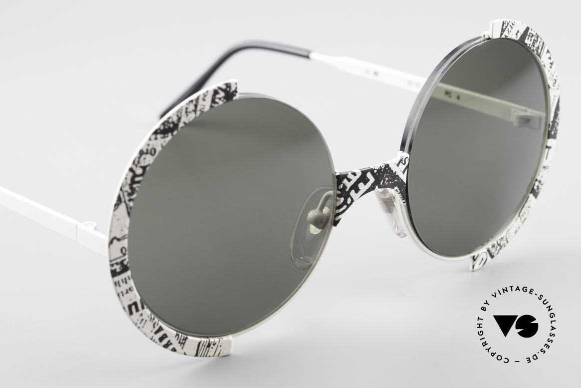 Casanova FC4 Fancy Newspaper Sunglasses, unworn (like all our rare vintage Casanova shades), Made for Men and Women