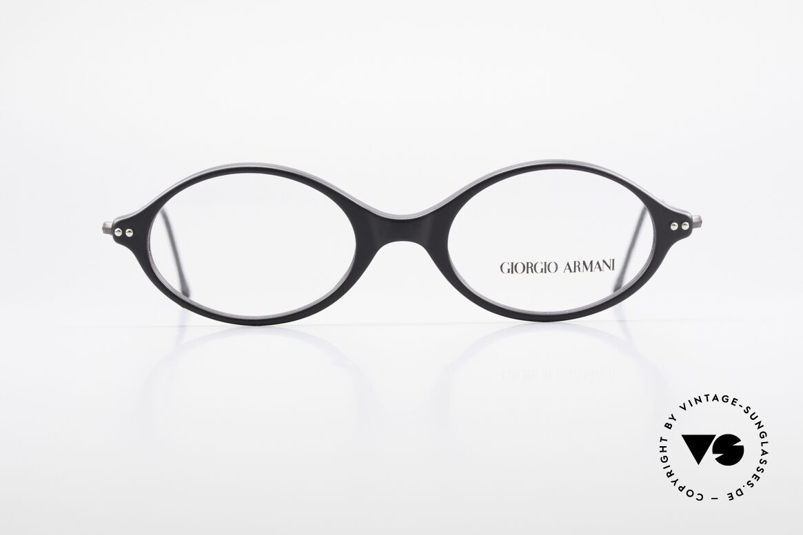 Giorgio Armani 378 90's Unisex Frame Oval Small, plain & puristic Armani eyeglasses (unisex design), Made for Men and Women