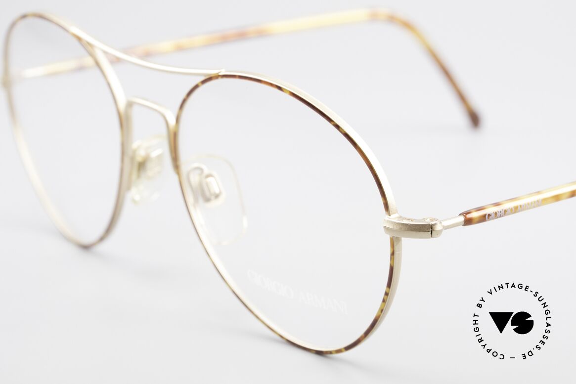 Giorgio Armani 120 Vintage Aviator Glasses Men, a timeless style (suitable for every kind of look), Made for Men