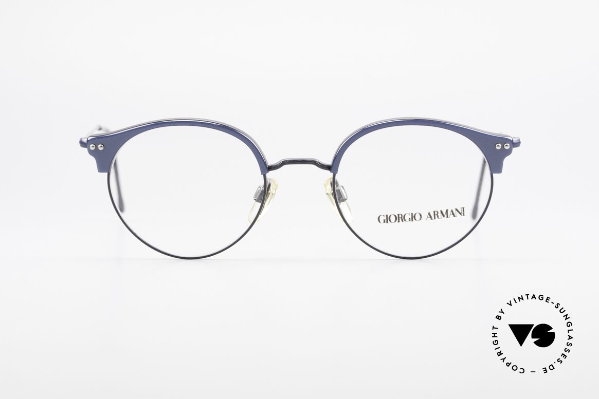 Giorgio Armani 377 90's Panto Style Eyeglasses, timeless vintage Giorgio ARMANI designer eyeglasses, Made for Men and Women