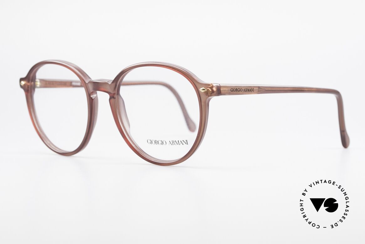 Giorgio Armani 325 Vintage Panto 90's Eyeglasses, tangible premium craftsmanship; in a MEDIUM size, Made for Men