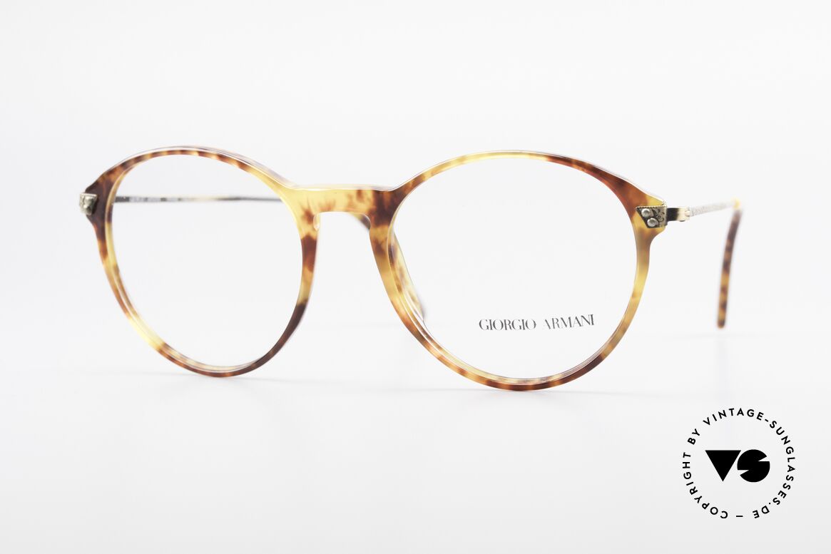 Giorgio Armani 329 90's Panto Glasses Medium, timeless vintage Giorgio Armani designer eyeglasses, Made for Men