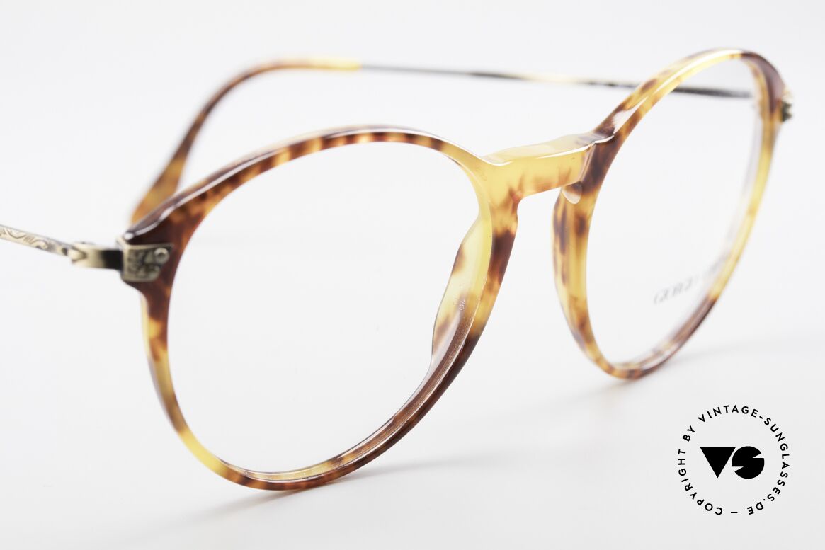 Giorgio Armani 329 90's Panto Glasses Medium, unworn (like all our vintage Giorgio Armani glasses), Made for Men