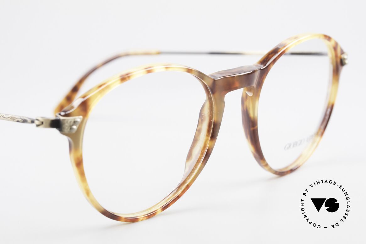 Giorgio Armani 329 Small 90's Panto Eyeglasses, unworn (like all our vintage Giorgio Armani glasses), Made for Men