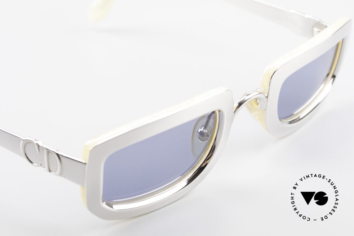 Christian Dior 2972 Designer Shades Silver Nacre, NO RETRO sunnies; but a precious OLD 90's ORIGINAL, Made for Women