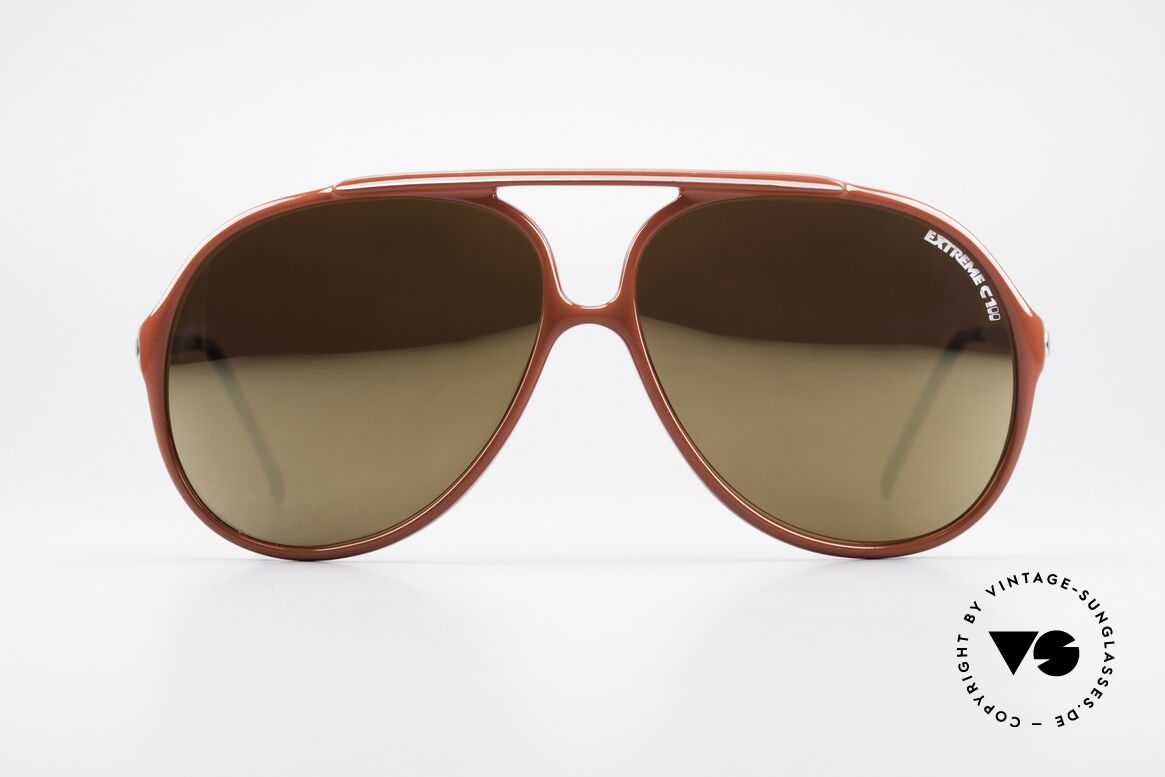 Carrera 5587 XXL Vintage 80's Sunglasses, huge CARRERA sunglasses in legendary aviator shape, Made for Men
