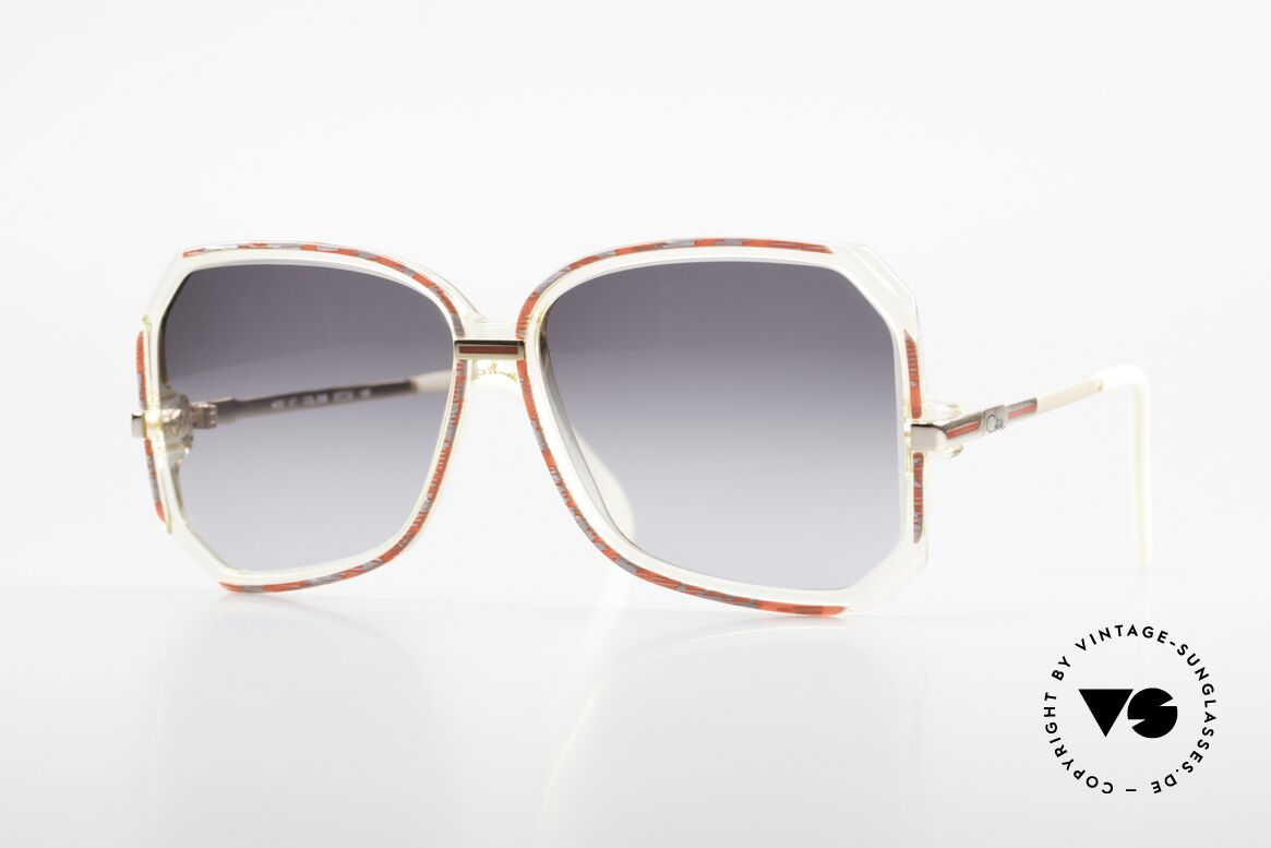 Cazal 167 West Germany 80's Shades, creative eyewear design by CAZAL (around 1986), Made for Women