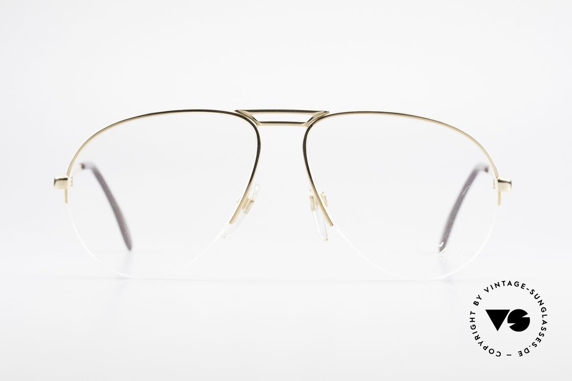 Cazal 726 West Germany Aviator Glasses, vintage designer eyeglasses by Cari Zalloni, Made for Men