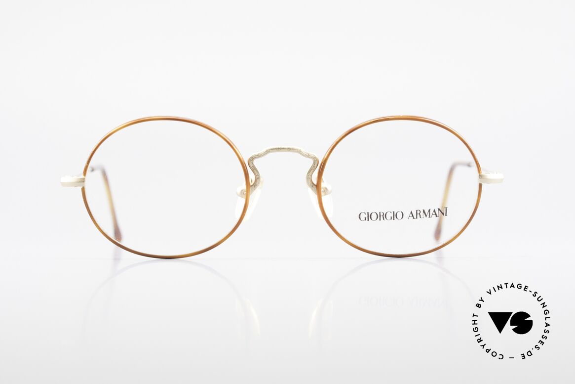 Giorgio Armani 247 90's Oval Eyeglasses No Retro, small oval-round frame design' - a timeless classic!, Made for Men and Women