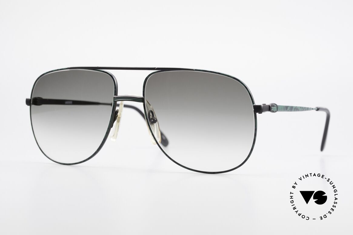 Lacoste 101 Sporty Aviator Sunglasses XL, vintage Lacoste 101 sunglasses from the 1980's / 1990's, Made for Men